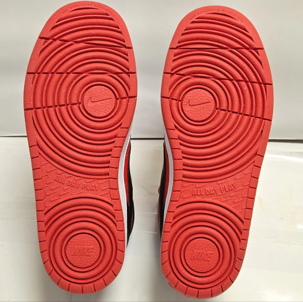 Nike Court Borough‎ Mid 2 (GS) University Red/ Black-White